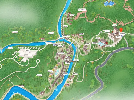 礼县结合景区手绘地图智慧导览和720全景技术，可以让景区更加“动”起来，为游客提供更加身临其境的导览体验。