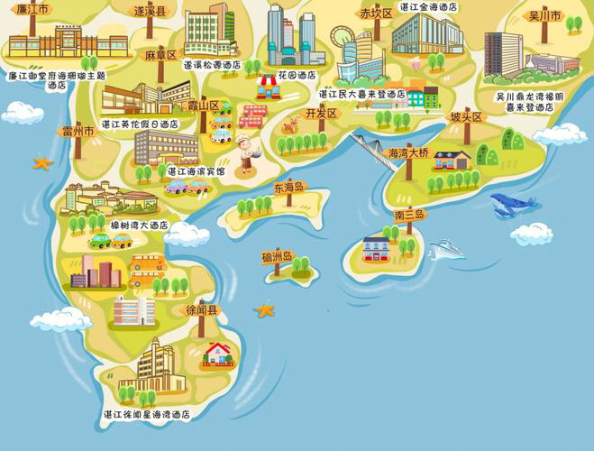 礼县手绘地图旅游的艺术指南